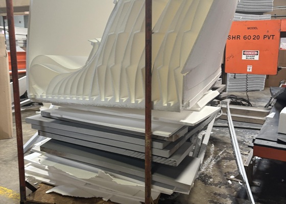 Styropor-Verdichtung