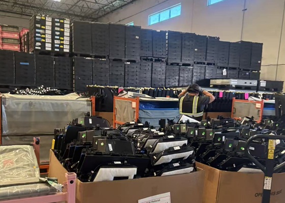 ausgediente EPP-Verpackungen aus der Automobilindustrie