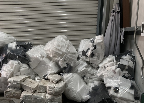 EPP- und EPS-Abfälle