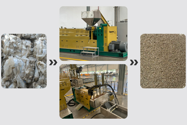 Folien-Granulierlinie