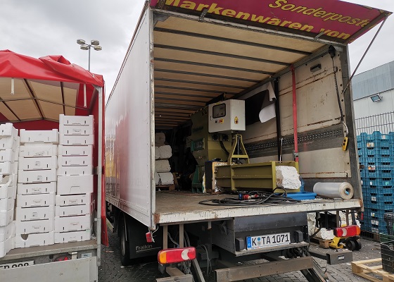 mobiler Styroporverdichter