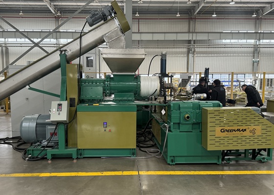 GreenMax Schaumstoff-Granulieranlage