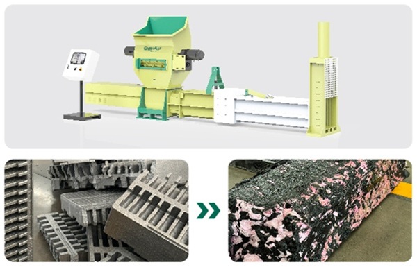 GreenMax Verdichter des PP-Schaums