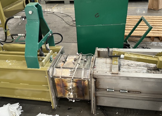 Heiz- und Verdichtungskammer