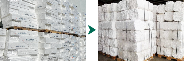 Kaltpressendes EPS-Recycling