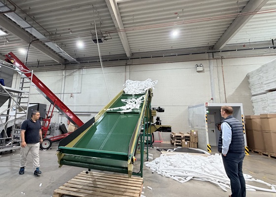 Maschine vor Ort beim Kunden