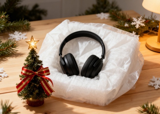 PE-Folie zum Schutz von Weihnachtsgeschenken