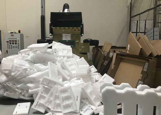 PE-Verpackungsabfälle