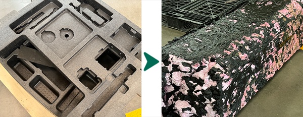 Recycling von EPP-Schaum