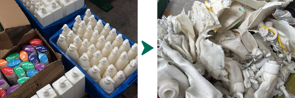 Recycling von Kosmetikprodukten