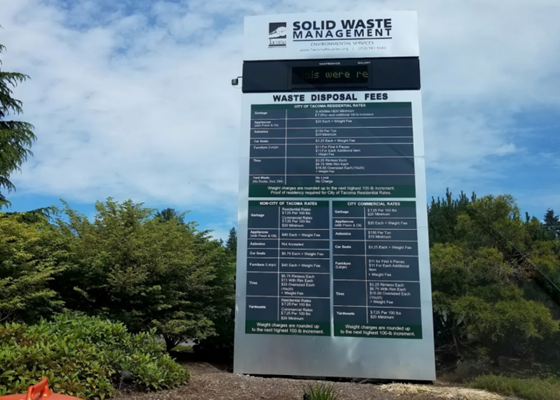 Recyclingzentrum der Stadt Tacoma