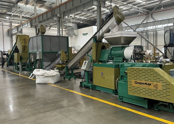 Schaum-Granulieranlage 