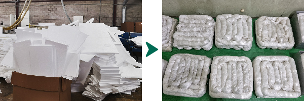 Schaumstoff-Recycling