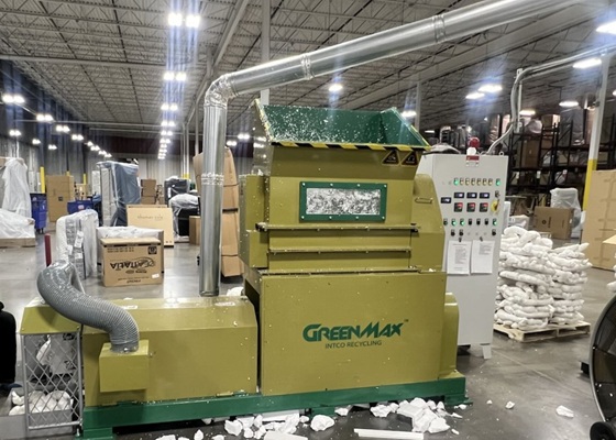 Schaumstoff Recycling Maschine