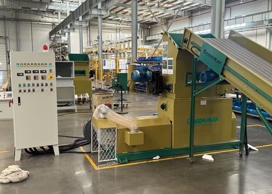 Schaumstoff-Recycling-Verdichter