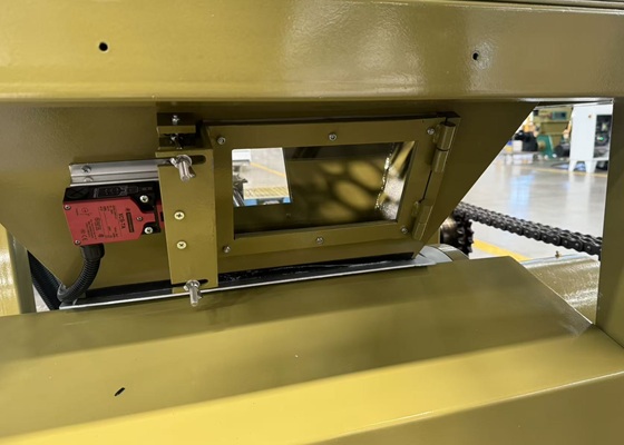 Sichtfenster für Schaumpartikel