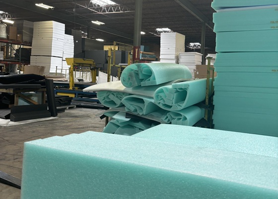 XPS-Schaumstoffreste